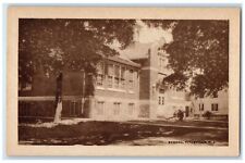 c1940 Exterior Building School Titusville New Jersey NJ Vintage Antique Postcard picture