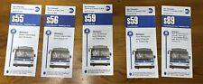 Lot Of 5 MTA NYCT Bus Staten Island Division Bus Timetables picture