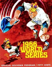 1966 WORLD SERIES PROGRAM COVER PHOTO Orioles Dodgers (143-C) picture