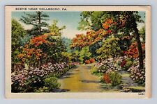 Wellsboro PA-Pennsylvania, Scenic View, Antique, Vintage c1946 Souvenir Postcard picture