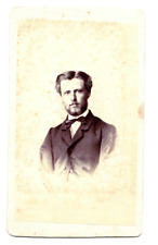1880s 1890s Bearded Man In Suit CDV Schutz & Lachenmayer Reutlingen Cabinet Card picture