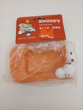 Snoopy Orange Vinyl Soap Dish Collectible Danara Vintage 1965 picture