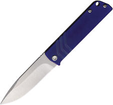 Medford The Antik Blue Smooth Titanium Folding S45VN Pocket Knife 2144TD37A1 picture