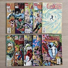 CLANDESTINE LOT #1,2,3,4,5,8,9,10,11,12 Marvel Comics 1994 Combined Shipping picture