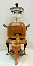 VTG 1906 Manning Bowman & Co. Meriden Conn Meteor Copper Coffee Tea Pot Samovar picture