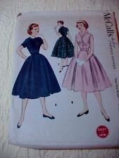 1954 McCall Pattern Teen-Age Easy to Sew Dress 3047 picture