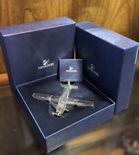Swarovski Crystal  Airplane Figurine #671419 • MINT IN BOX  W/COA. picture