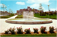 Mall to the University Of Missouri Hospital Columbia MO 1960s Chrome Postcard picture