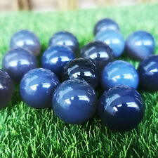 15mm mini Natural agate Ball Crystal polished Sphere Healing Gift 10pc picture