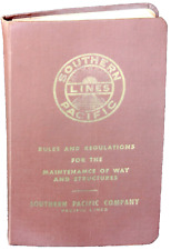 1953–Southern Pacific Company Maintenance Regulations –Signalman Foldout+Extras picture