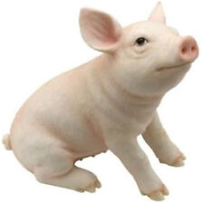 4 Inch Cute Baby Pig Piglet Lifelike Farm Barn Animals Statue Figurine 76102 picture