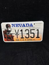 EXPIRED Nevada License Plate The V & T Lives Train Locomotive picture