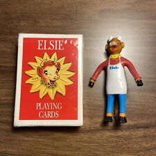 Elsie Playing Cards, The Cow  by Borden (1993) New & Sealed & Elsie Figurine picture
