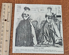 Harper's Weekly 1867 Cartoon Sketch WHAT A FIB picture