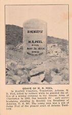 Bisbee AZ Arizona General Store Owner Robbery Outlaws Grave Vtg Postcard C23 picture
