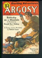 Argosy August 8, 1936 Vintage Pulp Magazine Very Good ~ Donald Barr Chidsey picture