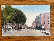 1910 Freeport Illinois Postcard Stephenson Street Looking East Germany Printed picture