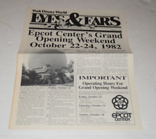 Walt Disney World Eyes And Ears Cast Newspaper Oct 21 1982 Epcot Grand Opening picture