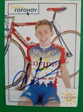 CYCLING cycling card DMITRIV FOFONOV team COFIDIS 2001 signed  picture