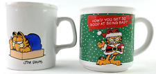 Garfield Coffee Tea Mugs I’d Like Mornings Better & Good at Being Bad Enesco picture