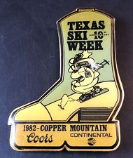 Copper Mountain 1982 10th Anniversary Texas Ski Week Souvenir  Continental Je1 picture