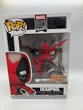 SIGNED Funko Pop MARVEL 80 YEARS - DEADPOOL #546 COA AUTHENTICATED picture