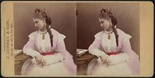 Photo of Stereograph,Christine Nilsson,Swedish Soprano,Opera Singer,1874 picture