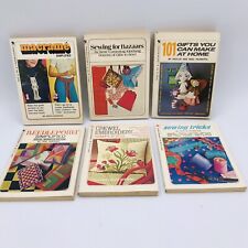 Vintage 1970s Crafts Books Instructions Macrame Embroidery  Bantam Mini Books 6 picture