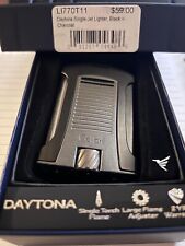 Colibri Daytona Single Jet Cigar Lighter Charcoal / Black MSRP $59 LI770T11 picture