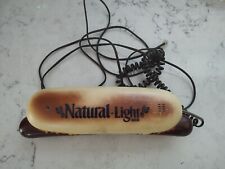 Natural Light Beer Hot Dog Telephone Vintage Novelty Landline Tested picture