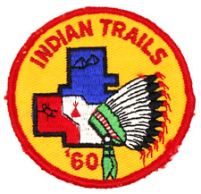Vintage 1960 Camp Indian Trails Sinnissippi Council Patch Wisconsin Illinois picture