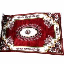 Super Large Maroon Floor Mat Islamic Prayer Mat Musallah Rug Carpet picture