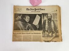 1972 New York Times Arts and Leisure Feb 6 - Yevtushenko Hears Bombs and Balalai picture