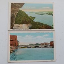 2 Vintage Iowa Postcards - Unposted - Ephemera - Postcrossing picture
