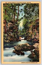Upper Gorge Rogue River Oregon Shasta Cascade Range Wonderland Nature Postcard picture