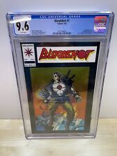 Bloodshot #1 CGC 9.6 Chromium White Pages Barry Windsor Smith Cracked Slab picture