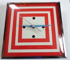 Midcentury Modern PAM Wall Clock NY Abstract Pop Art Design Lanshire Movement picture