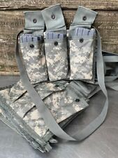 -LOT of 5- Military 6 Magazine Bandoleer MOLLE II Mag Ammunition Pouch w/ Strap picture