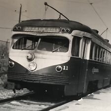 1961 Philadelphia Transportation SEPTA PST #11 Sharon Hill Line Streetcar Photo picture