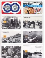 8 TELECARD / PHONE CARD .. FRANCE 50U PACK ARMY D-DAY LANDING 1944 C.24€ picture