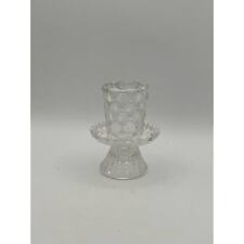 PartyLite Quilted Crystal Pair Candle Holders P9246 Candle Holders Retired picture