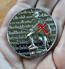 Spartan Crusader Put on the Whole Armor of God Ephesians 6:10-18 Challenge Coin picture