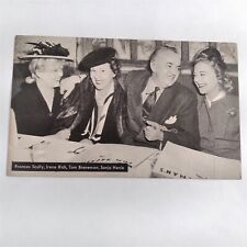 ABC Radio Host with Guests Breakfast in Hollywood  Kellogg's Postcard c1945 picture