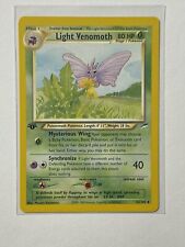 Light Venomoth Neo Destiny Near mint English  1st edition  53/165 picture