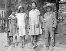 1936 The Griffin Children, Greensboro, Alabama Old Photo 8.5