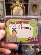 2003 INKWORKS SCOOBY DOO TIM CONWAY ON CARD CERTIFIED AUTOGRAPH A2 picture