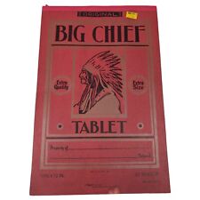 Vintage 1970's Original BIG CHIEF Tablet Notebook Mead Corporation UNUSED picture