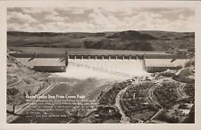 Spokane, WA: RPPC Grand Coulee Dam, vintage Washington Real Photo Postcard picture