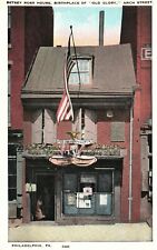 Vintage Postcard Betsy Ross House Birthplace Old Glory Philadelphia Pennsylvania picture