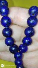 Antique Tasbih Lapis Lazuli Afghanistan 33 beads weight 60 grams 10 mm picture